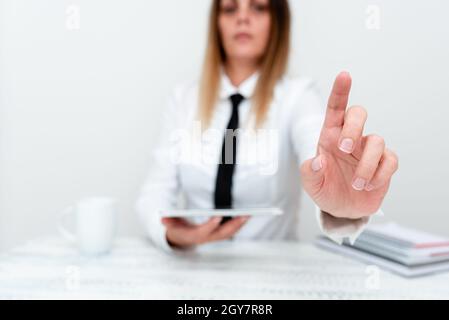 Developer Discussing Gadget Upgrade, Presenting Technical Specs Stock Photo