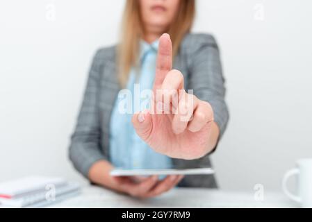 Displaying New Smartphone Technology, Discussing Device Improvements Stock Photo
