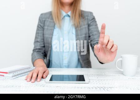 Displaying New Smartphone Technology, Discussing Device Improvements Stock Photo