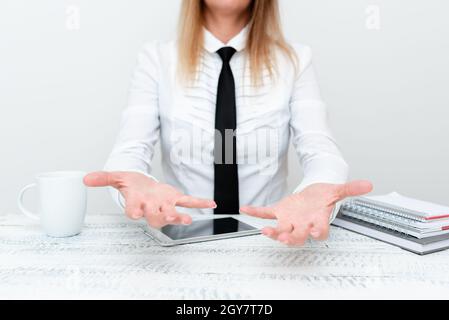 Developer Discussing Gadget Upgrade, Presenting Technical Specs Stock Photo