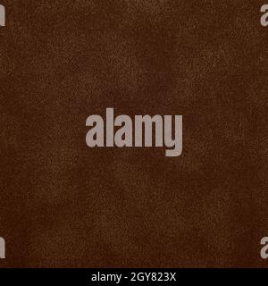Dark brown abstract uneven grunge background texture of chamois leather grain surface pattern Stock Photo