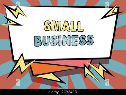 Text sign showing Small Business, Internet Concept an individualowned business known for its limited size Abstract Displaying Urgent Message, New Anno Stock Photo