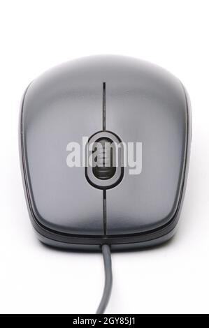 Computer mouse on a white isolated background Stock Photo