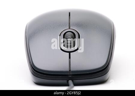 Computer mouse on a white isolated background Stock Photo