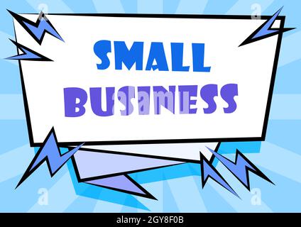 Hand writing sign Small Business, Internet Concept an individualowned business known for its limited size Abstract Displaying Urgent Message, New Anno Stock Photo