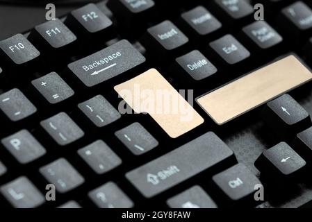 Writing Complaint On Social Media, Reporting Bad Online Behavior Stock Photo