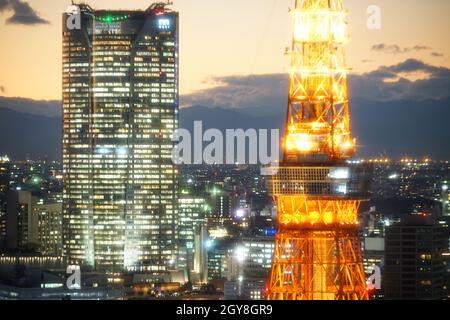 Scenes from Seaside top (observation deck of the World Trade Center). Shooting Location: Tokyo metropolitan area Stock Photo
