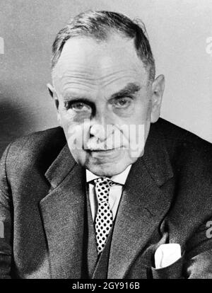 OTTO HAHN (1879-1968) German nuclear chemist about 1970 Stock Photo