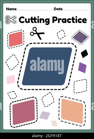 Fine Motor Cutting Activities For Preschool Kids To Cut The Paper With