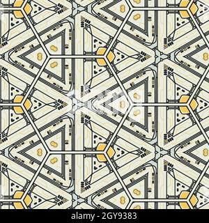 A patterned geometric background for wallpapers Stock Photo