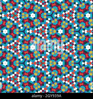 A patterned colorful geometric background for wallpapers Stock Photo