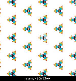 A patterned colorful geometric background for wallpapers Stock Photo