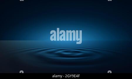 spherical water drop texture on pink blue background Stock Photo