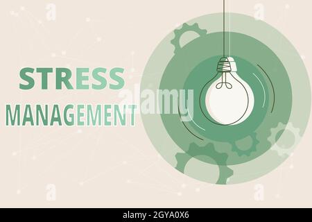 Inspiration showing sign Stress Management, Concept meaning method of limiting stress and its effects by learning ways Critical And Logical Thinking C Stock Photo