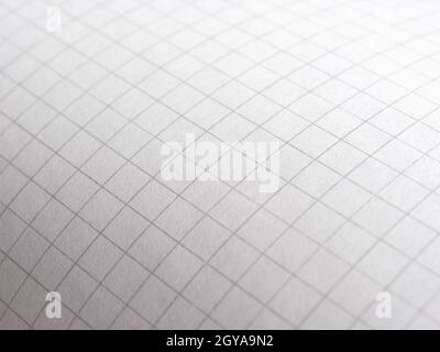 white graph paper texture useful as a background Stock Photo