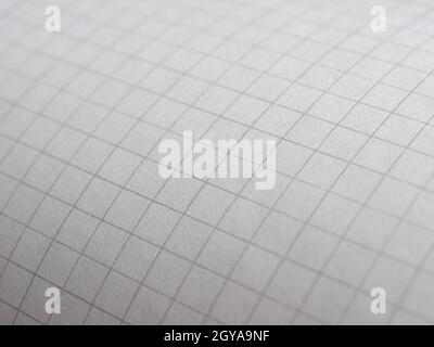 white graph paper texture useful as a background Stock Photo