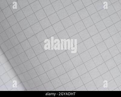 white graph paper texture useful as a background Stock Photo