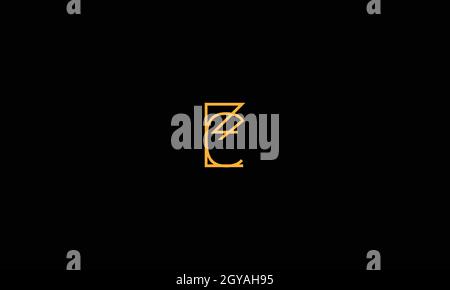 LETTERS EE LOGO DESIGN WITH NEGATIVE SPACE EFFECT FOR ILLUSTRATION USE Stock Vector