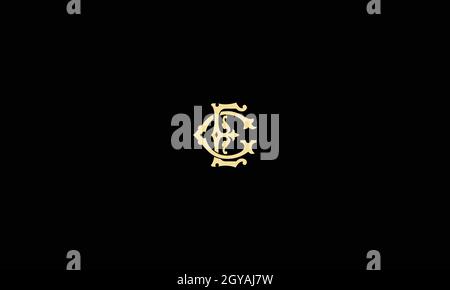 LETTERS EG LOGO DESIGN WITH NEGATIVE SPACE EFFECT FOR ILLUSTRATION USE Stock Vector