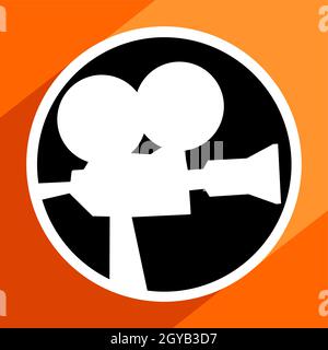 cinema icon Stock Vector