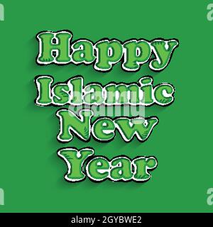 Islamic New Year Background Stock Vector