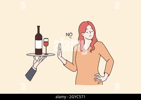 say no to alcohol cartoon