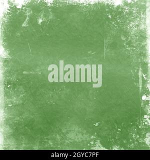 Detailed grunge style background using shades of green Stock Photo