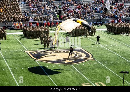 Parachute into Miche Football Stadium at the United States