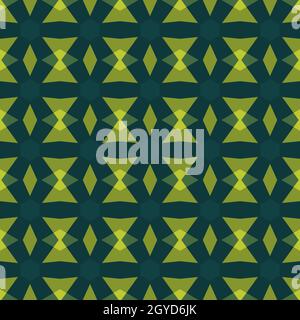 An abstract green background with seamless patterns Stock Photo