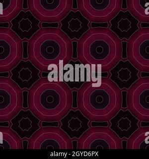 A Dark maroon and black patterned background for wallpapers Stock Photo