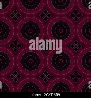 A Dark maroon and black patterned background for wallpapers Stock Photo