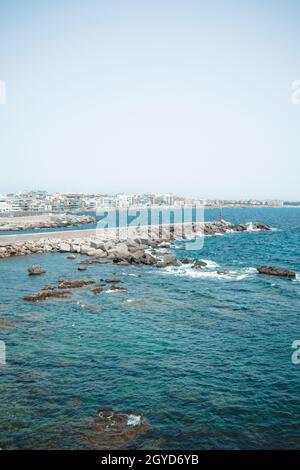 a fantastic view on gallipoli in puglia Stock Photo