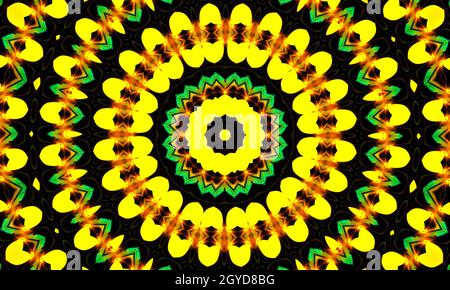 Mandala ornament design concept, star line pattern, looks like a spider web, seamless texture, can be used for logos, wallpapers, templates, kaleidosc Stock Photo