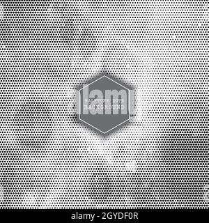 Grunge style halftone dots background Stock Photo