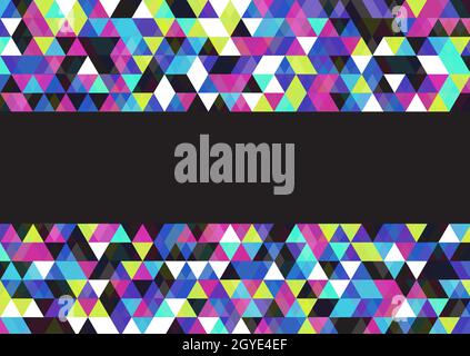 Abstract background with a colourful low poly design Stock Photo