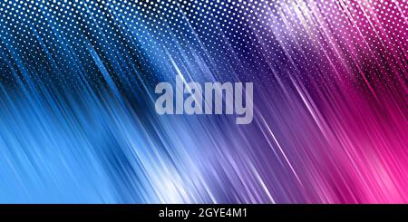Banner background with colourful rainbow stripes design Stock Photo