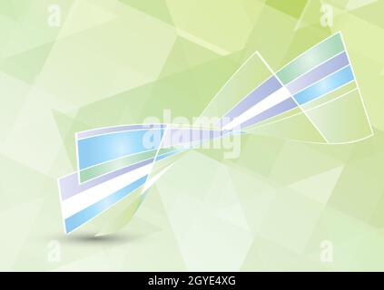 Abstract design background with low poly triangular design Stock Photo