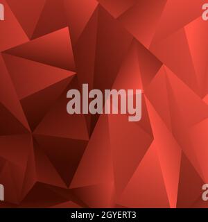 Abstract red gradient triangles of different sizes - Vector ...