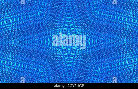 Blue White Polygonal Mosaic Background, kaleidoscope wallpaper. Creative Business Design Templates. Stock Photo