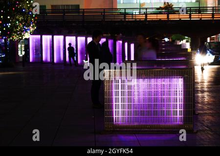 Elephant nose Park of illumination. Shooting Location: Yokohama-city kanagawa prefecture Stock Photo