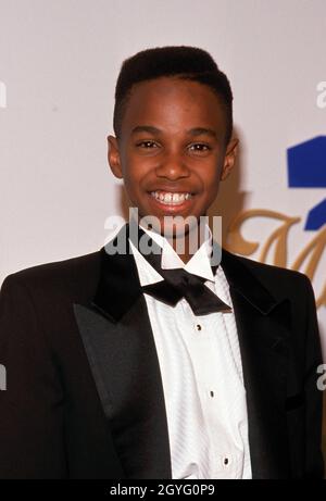 Tevin Campbell at the 4th Soul Train Music Awards at Shrine Auditorium in Los Angeles, California March 14, 1990 Credit: Ralph Dominguez/MediaPunch Stock Photo
