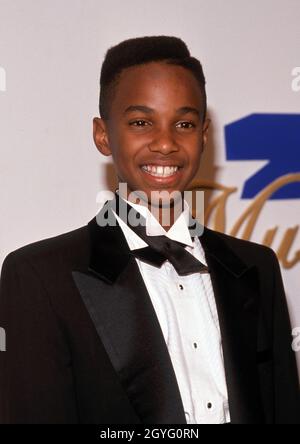 Tevin Campbell at the 4th Soul Train Music Awards at Shrine Auditorium in Los Angeles, California March 14, 1990 Credit: Ralph Dominguez/MediaPunch Stock Photo
