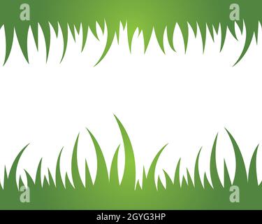 Grass ilustration vector template Stock Vector