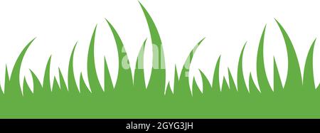 Grass ilustration vector template Stock Vector