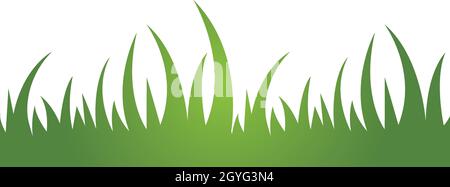 Grass ilustration vector template Stock Vector