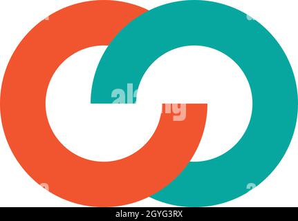 Infinity logo Vector template Stock Vector
