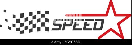 Faster Logo Template vector icon illustration design Stock Vector