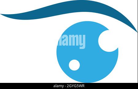 Eye Care vector logo design Stock Vector