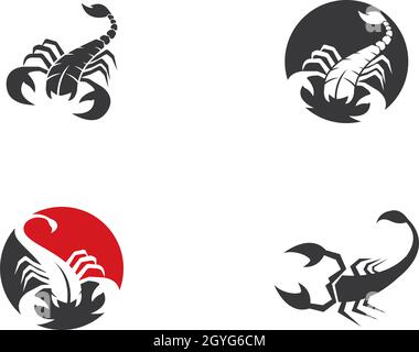Scorpion Logo Template Vector illustration Stock Vector