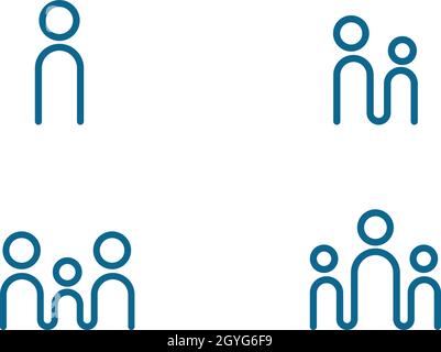 people, community care Logo template vector icon Stock Vector